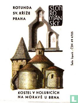 Rotunda sv. Krize Praha - Kostel v Holubicich na Morave u Brna