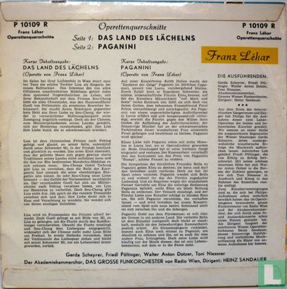 Franz Léhar Operettenquerschnitte "Das Land des Lächens" und "Paganini" - Image 2
