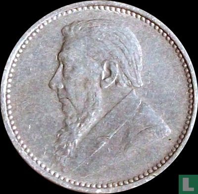 Afrique du Sud 3 pence 1893 - Image 2