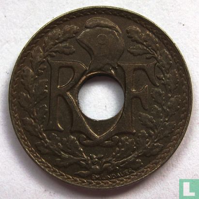 France 5 centimes 1927 - Image 2