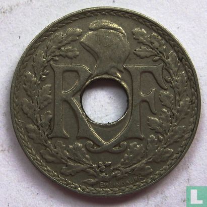 France 5 centimes 1937 - Image 2