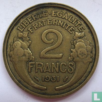 Frankrijk 2 francs 1931 - Afbeelding 1