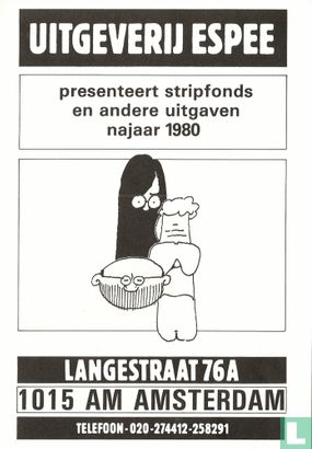 Uitgeverij Espee presenteert stripfonds en andere uitgaven najaar 1980 - Image 1
