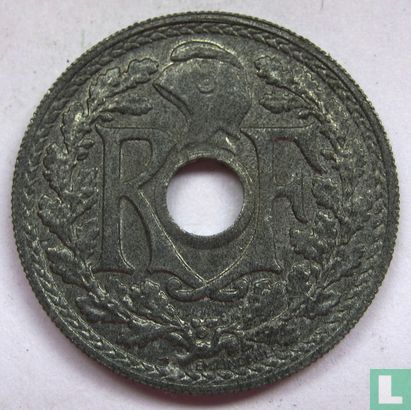France 20 centimes 1945 (without letter) - Image 2