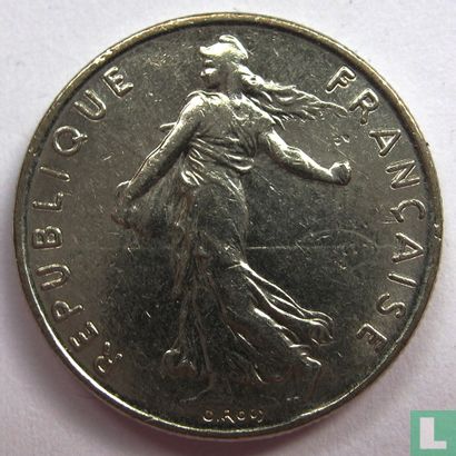 France ½ franc 1994 (dolphin) - Image 2