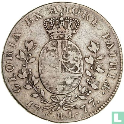 Denemarken 1 speciedaler 1777 - Afbeelding 1