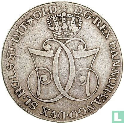 Denemarken 1 speciedaler 1777 - Afbeelding 2