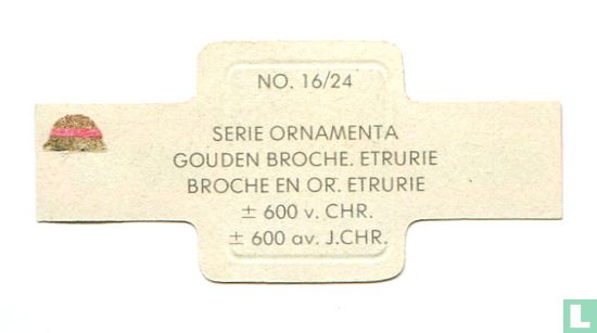 Gouden broche. Etrurië ± 600 v. Chr. - Afbeelding 2