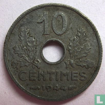 France 10 centimes 1944 - Image 1