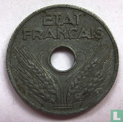 France 10 centimes 1944 - Image 2