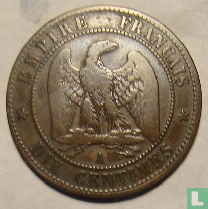 France 10 centimes 1853 (A) - Image 2