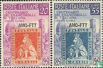 100 jaar Toscaanse postzegels