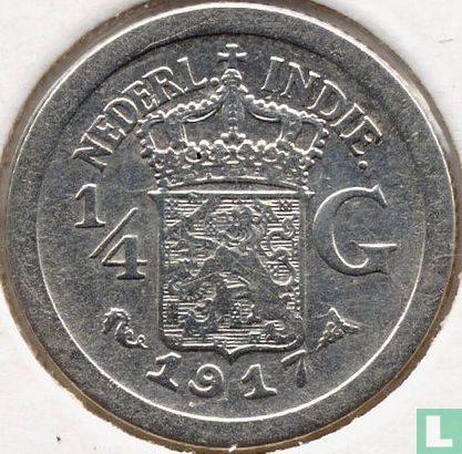 Dutch East Indies ¼ gulden 1917 - Image 1