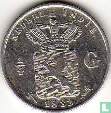 Nederlands-Indië ¼ gulden 1882 - Afbeelding 1