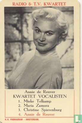 Radio & T.V. Kwartet, Annie de Reuver - Image 1