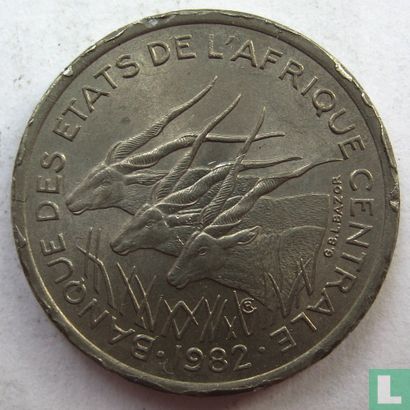 Centraal-Afrikaanse Staten 50 francs 1982 - Afbeelding 1