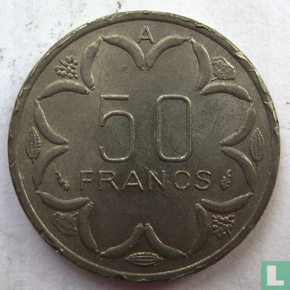Central African States 50 francs 1982 - Image 2