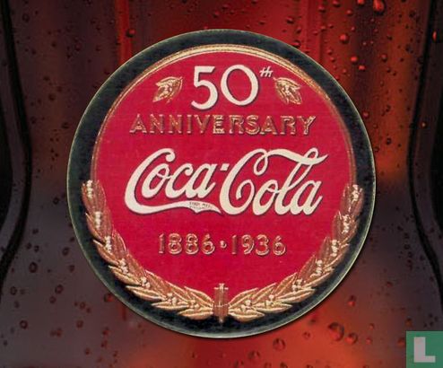50 Anniversary Coca-Cola 1886 1936 - Image 1