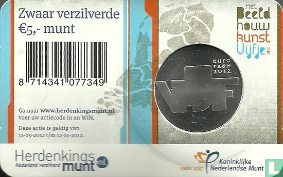 Netherlands 5 euro 2012 (coincard) "Sculpture" - Image 1