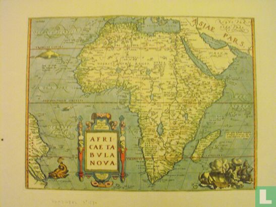 Afrika, handgekleurde kopergravure naar Ortelius. Ca. 1570. - Bild 1