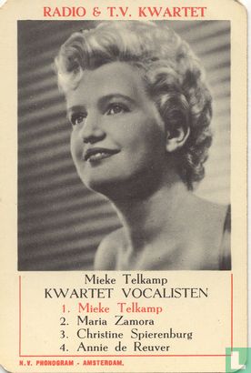 Radio & T.V. Kwartet, Mieke Telkamp - Image 1