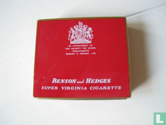 Blikje Benson and Hedges super virginia cigarette - Afbeelding 1