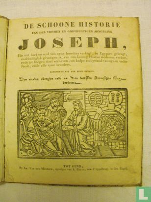 De Schoone Historie van den vromen en godvrugtigen jongeling Joseph (...). - Image 3
