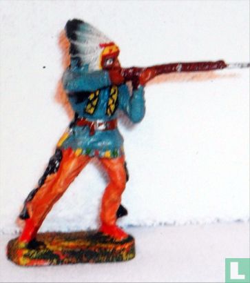 Indianer mit Gewehr 