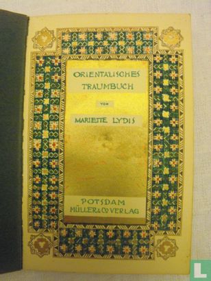 Orientalisches Traumbuch von Mariette Lydis. - Afbeelding 3
