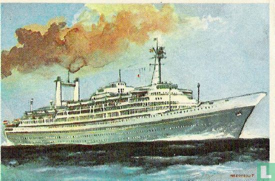 "Rotterdam"  1959, vlaggeschip van de Ned. vloot.
