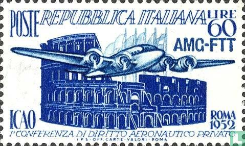 Conferentie van ICAO in Rome
