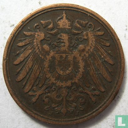 Duitse Rijk 1 pfennig 1905 (J) - Afbeelding 2