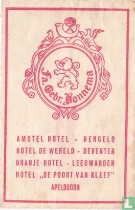 Amstel Hotel - Fa. Gebr. Bonnema - Afbeelding 1