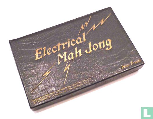 Mah Jongg Kaarten Kartonnen platte doos 'Electric Mah Jong' - Image 1