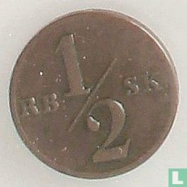 Danemark ½ rigsbankskilling 1838 - Image 2