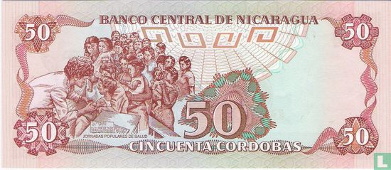 Nicaragua 50 Cordobas   - Afbeelding 2