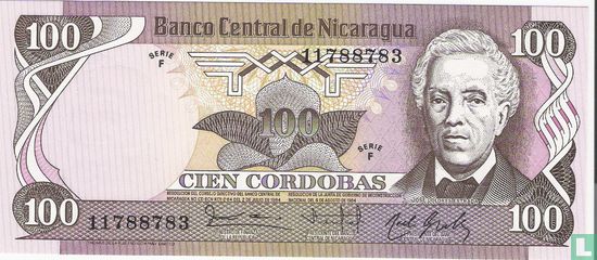 Nicaragua 100 Cordobas    - Afbeelding 1