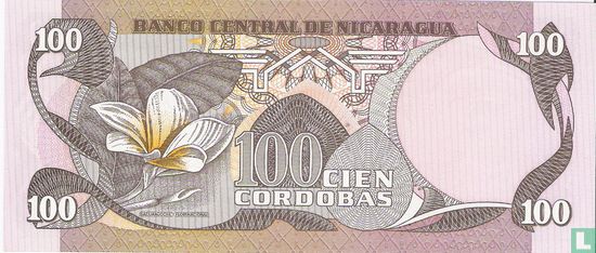 Nicaragua 100 Cordobas    - Afbeelding 2