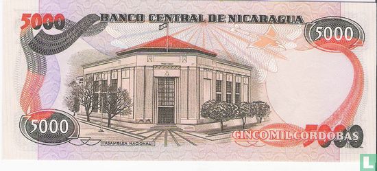 Nicaragua 5000 Cordobas - Afbeelding 2