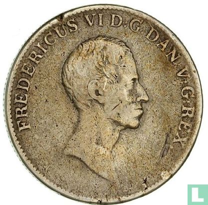 Denemarken 1 speciedaler 1828 - Afbeelding 2