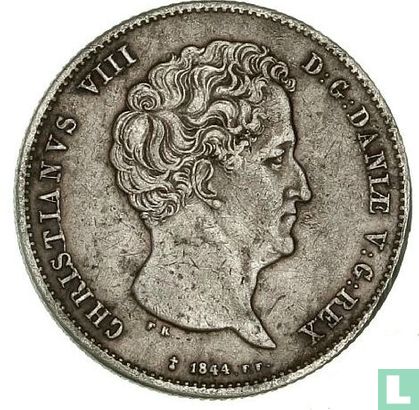 Denemarken 1 rigsbankdaler 1844 - Afbeelding 1