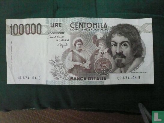 Italië 100.000 Lire 1983 - Afbeelding 1