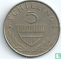 Autriche 5 schilling 1973 - Image 1