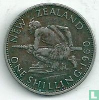 New Zealand 1 shilling 1960 - Image 1