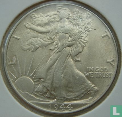 United States ½ dollar 1944 (without letter) - Image 1