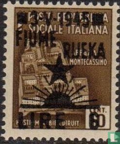 Italiens timbres surchargés FIUME - RIJEKA