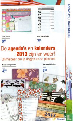 Agenda's en kalenders 2013