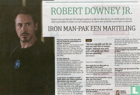 Robert Downey Jr. - Iron Man pak een marteling