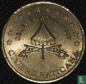 Vaticaan penning 50 eurocent 2005 - Afbeelding 2
