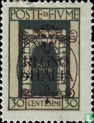 Roman Arch, with overprint